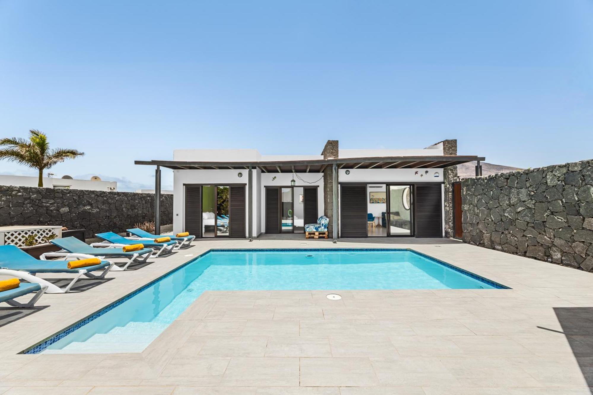 3 Bedroom Villa With Private Pool Close To Papagayo Beach Playa Blanca  Exterior foto